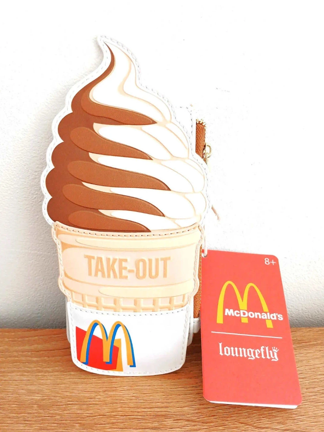 Mcdonalds Loungefly Porte Carte Soft Serve Ice Cream Cone